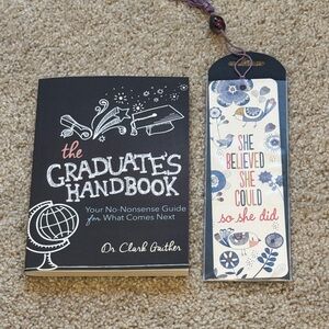 The Graduate’s Handbook by Clark Gaithersburg & She Believed She Could Bookmark